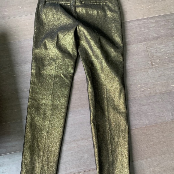 NWT White House black market size 0 metallic gold - Picture 2 of 5